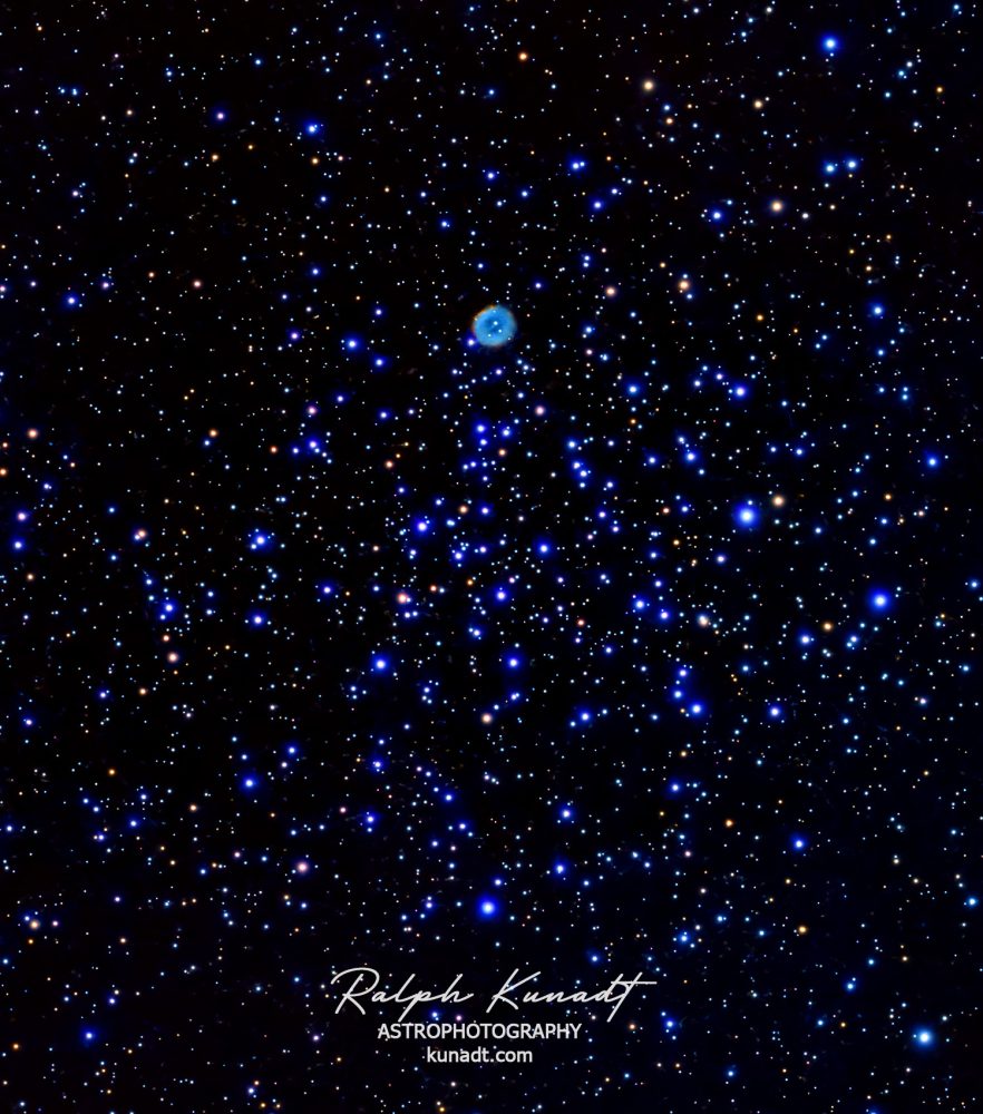 M46 Open Cluster & Planetary Nebula NGC2438